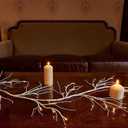 Birchlitland Birch Garland Lights 6FT 48 LED Battery Operated - Lighted Twig Vine with Timer for Christmas Fireplace Decoration Indoor Outdoor Use