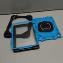 Case for iPad 9th Generation iPad Case 9th 8th 7th Generation iPad 10.2 Inch iPad 9th Gen Cover with Screen Protector Pen Holder TabletCases for Kids 360° Rotating Stand, Black Blue