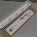 xympo Modern Wall-Mounted Coat Rack with Shelf  Heavy-Duty Steel, 5 Sturdy Hooks, Powder-Coated Finish, Space-Saving Entryway Organizer with Mounting Hardware  Sleek & Minimalist Design (White)