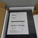 QEEIG 12" Deep Floating Shelves for Wall - 12 x 16 inch Book Shelf Bathroom Bedroom Kitchen Living Room Hanging Bookshelf Farmhouse Set of 3, Black (026-40B3)