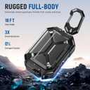 MOBOSI for AirPods Pro 3 Case [IP68 Waterproof Case for iPods Pro 3&Compatible with MagSafe] Military Grade Protective Earpods Pro3 Cover with Secure Lock, Keychain & Phone Stand (2025),Black