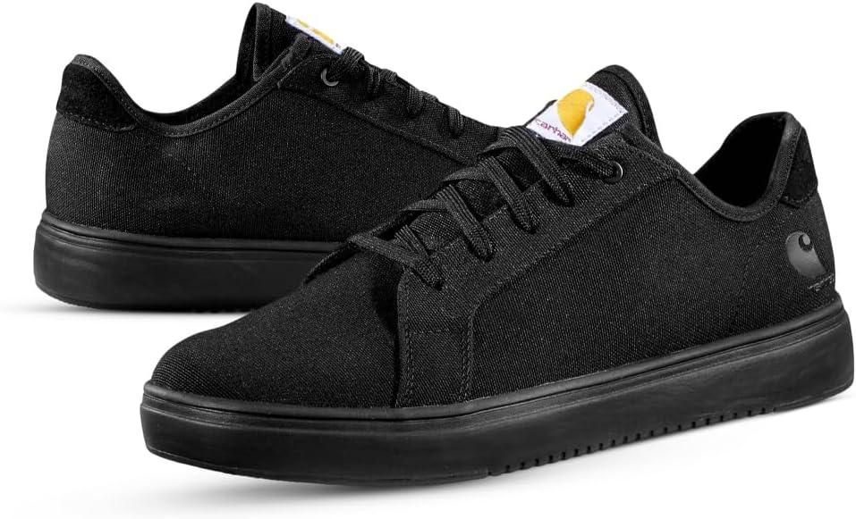 Carhartt Women's Detroit SD Nano Toe Work Sneaker (7.5, Black)