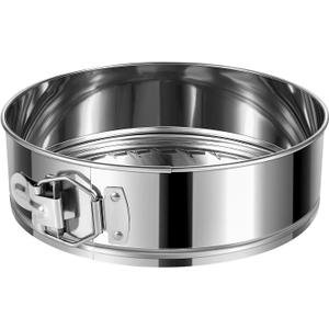 10 Inch Springform Cake Pan, Stainless Steel Springform Pans, Leakproof & Nonstick Cheesecake Pan with Removable Bottom, Round Spring Form Cake Pan For Baking