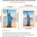 SESEAT 8x10 Picture Frames Rustic Distressed Brown for Wall or Table Top Display, Packs 4
