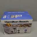 Hamilton Beach 2 Slice Toaster with Extra-Wide Slots, Bagel Setting, Toast Boost, Slide-Out Crumb Tray, Auto-Shutoff & Cancel Button, Defrost Function, Stainless Steel (22794)