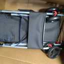 BestPet Pet Stroller Cat Dog Cage Stroller Travel Folding Carrier,Black