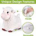Bouncy Pals Sheep Hopping Horse, Toddler Boy Girls Inflatable Bouncing Farm Animal Hopper, Kids Outdoor Jumping Lamb Toy, Indoor Plush Ride on Bouncer, Birthday Gifts for 18 24 Months 2 3 4 5 Year Old
