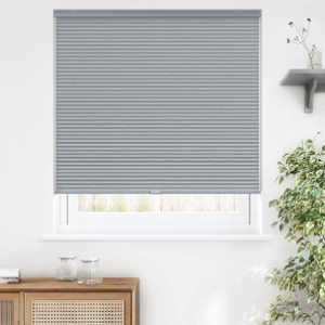 LazBlinds Cordless Cellular Shades, Blackout Privacy Honeycomb Shades for Home, Thermal Insulation Noise Reduction Blinds for Windows, 48'' W x 64'' H, Cream