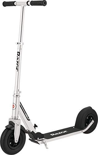 Razor A5 Air Kick Scooter for Kids Ages 8+ - Extra-Long Deck, 8" Pneumatic Rubber Wheels, Foldable, Anti-Rattle Handlebars, For Riders up to 220 lbs