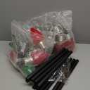 IDEAALS 12 Pack Jumbo Red and Green Plug in C9 Christmas Lights OutdoorLED Pathway Lights Waterproof, Strawberry Light Christmas Decorations Outdoor for Walkway Party Patio Garden Lawn Yard Decor