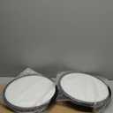 hunhun 2 Pack 16 Inch Dimmable LED Flush Mount Ceiling Light 4800LM Round Light Fixture 5 Color Temperature Selectable Super Slim Large Flat Ceiling Lamp for Living Dining Room Black