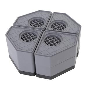 Washer Feet Stabilizer Anti Vibration Pads, Strong Grip Washer Dryer Support Feet to Stop Moving, Noise Canceling Universal Washing Machine Shockproof Stabilizer