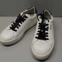 Dr. Scholl's Shoes Women's Time Off Sneaker (6, White/Black Smooth)