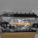 2 Tier Fruit Basket with 4 Banana Hangers, Premium Detachable Fruit Bowl for Kitchen Counter, Large Capacity Fruit Holder Stand Countertop Organizer for Bread Snack Produce Storage