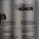 KOHLER 20111-96 Brevia, Slow Close Toilet Seat, Round Toilet Seat, Grip-Tight Bumpers Quick-Attach Hardware, Biscuit