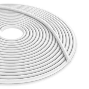 25FT Backer Rod 3/8 Inch Diameter Rubber Caulk Concrete Expansion Joint Filler White Saver Weather Strip Seal for Gaps and Joints Concrete Filling (3/8 Inch x 25FT)