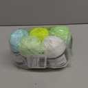 5x50g Glow in The Dark Yarn Set for Crocheting and Knitting; 5x51m (60yds) Yarn for Beginners with Easy-to-See Stitches; Worsted-Weight Medium #4; Beginners Crochet Kit