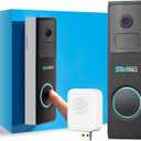 Vicohome D2A Home Surveillance Wireless Video Doorbell with Chime, Battery, Waterproof, Audible Alarm Easy to Setup,2.4GHz Wi-Fi, Human Detection,Two Way Audio, Micro SD Slot