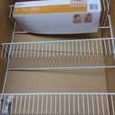 ClosetMaid 3-Tier Hanging Wall Mounted Metal Rack for Spices, Shelf Storage, Pantry Organization, Laundry, Kitchen, Bathroom, White, 8022, 18-Inch Wide