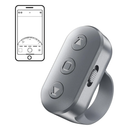 Phone Camera Remote Control for iPhone Android iPad with Zoom, Bluetooth Camera Remote Clicker with Front/Rear Camera Switch, Fingertip Bluetooth Button for Photo & Video Recording Content Creator.