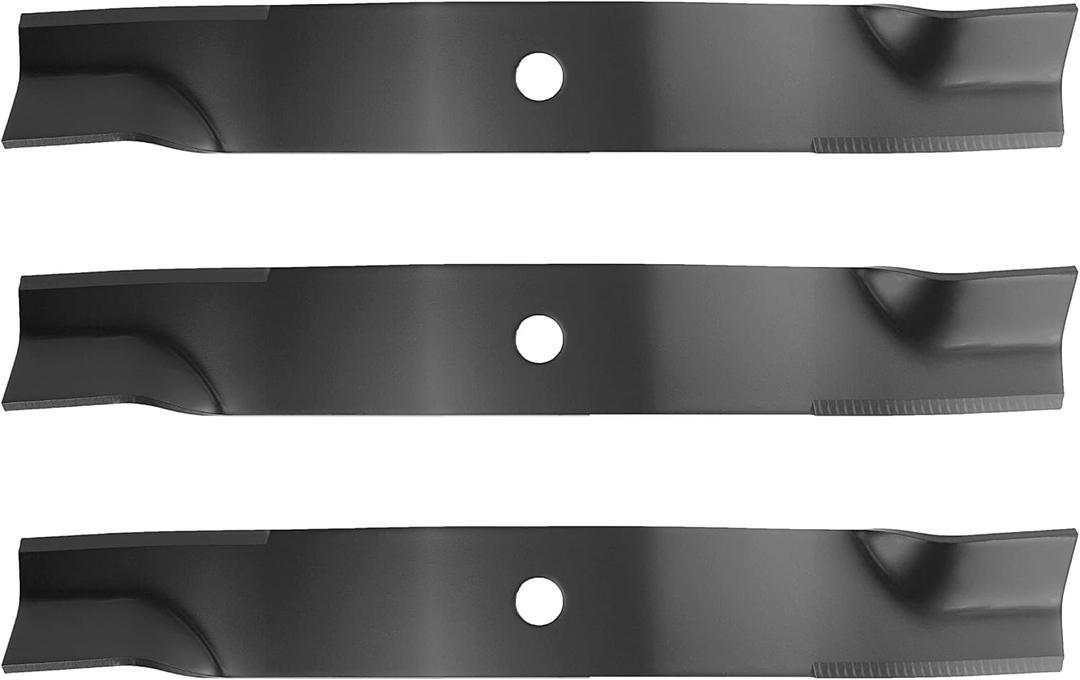q&p 3pack Lawn Mower Blades for M128485 M131958 M144196 M163983 M168223 TCU15881 690-120-0095 302-832