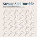 Decorative Honeycomb Magnetic Key Holder for Wall - Heavy Duty Organizer, Multi Hanger, Wood Rack, Modern Mount (Brown)