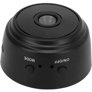 Heayzoki A9 Home Mini Camera, Security Camera with Magnetic Back Cover, Home Security Camera Support Connectivity (Black)