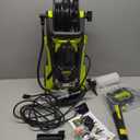 Electric Pressure Washer 5000PSI-Max 3.6GPM Power Washer Touch Screen Adjustable Pressure,4 Nozzles and 500ml Foam Cannon Power Washer Cleaning for Patio Yellow