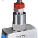 Stainless steel Needle valve 1/4" NPT High pressure 2000 PSI, Pressure regulating, flow control, Instrument Gauge Valve, Water Oil Gas (1/4)