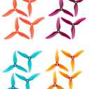 16pcs Fpv Drone Props Propeller: Gemfan Hurricane 51499 Tri-Blade 5 Inch Props for 4S 6S FPV Freestyle Racing, 8xCW 8xCCW