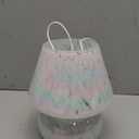 USB Plug-in Mushroom Lamp Small Bedside Table Lamp with 3 Temperature LED Bulb, Free Dimming Nights Light for Bedroom/Living Room/Entryway/Corner Decor or New Home Gift(Rainbow White)