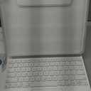 ESR iPad Pro 12.9 Case with Keyboard, Easy-Set Magnetic Stand, Portrait/Raised Modes for iPad iPad Pro 12.9(6th/5th/5th/3rd), Removable Protective Case, Rebound 360 Series, White