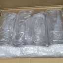 Nuogo 48 Pcs Plastic Cylinder Vases Tall Plastic Flower Vases for Centerpieces Hurricane Candle Holder for Home Wedding Office Party Formal Dinners Decorations (4''/6''/8'')