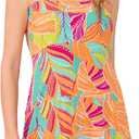 Vince Camuto Women's Printed Four Tier Maxi Dress - XL
