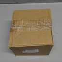 Marbrasse Desk Organizer, 360-Degree Rotating Pen Holder, 5-Compartment Pencil Organizer, Art Supply Storage Box Caddy for Office and Home (Ivory)