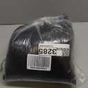 Queekay Fleece Lumbar Support Pillow 3 Section Back Pillow Office Chair for Back Support Comfortable Lumbar Cushion for Car Seat Pain Relief Sofa Rest(Black)