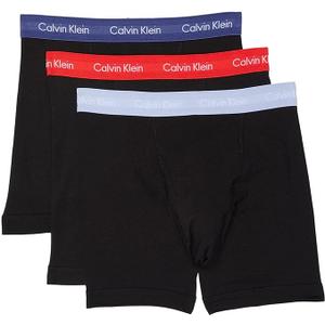 Calvin Klein Cotton Stretch Boxer Briefs Black 3pcs S