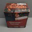 DR.DUDU 12 FT Christmas Inflatable Outdoor Decorations, Large Blow Up Dinosaur Inflatables with Santa Hat Christmas Tree Light up Giant Xmas Holiday Decor for Yard Lawn Garden Outside