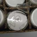 Generic White 8" Prayer Glass Candles  12 Pack Devotional Candles for Vigils, Prayers, Blessings, Ceremonies | Bulk White Candles in Glass