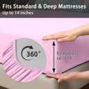 Comforter Set Queen Size, Tropical Flamingo Pink 7 Pcs Bedding for Kids and Adults, Hawaii Palm Plant Summer Bed Sheet Sets with Fitted Sheet 2 Pillowcase & 2 Sham for Bedroom Bed Decor