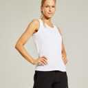 Haimont Women's Workout Tank Tops Mesh Quick Dry Sleeveless Shirts Athletic Shirts for Running Yoga Gym Large