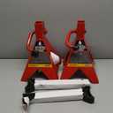 BIG RED AT46002R Torin Steel Jack Stands: 6 Ton (12,000 lb) Capacity, Red, 1 Pair