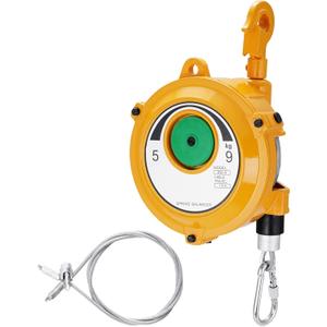 YJINGRUI Retractable Spring Balancer 5~9kg(11~20lbs) Hanging Tool Spring Balancer Balancer Retractor 1.5m Wire Rope Hanging Holding Equipment (non self-locking)