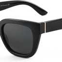 ZENOTTIC Retro Square Polarized Sunglasses for Women Vintage Sun Glasses UV400 Protection Trendy Shades Fashion Style