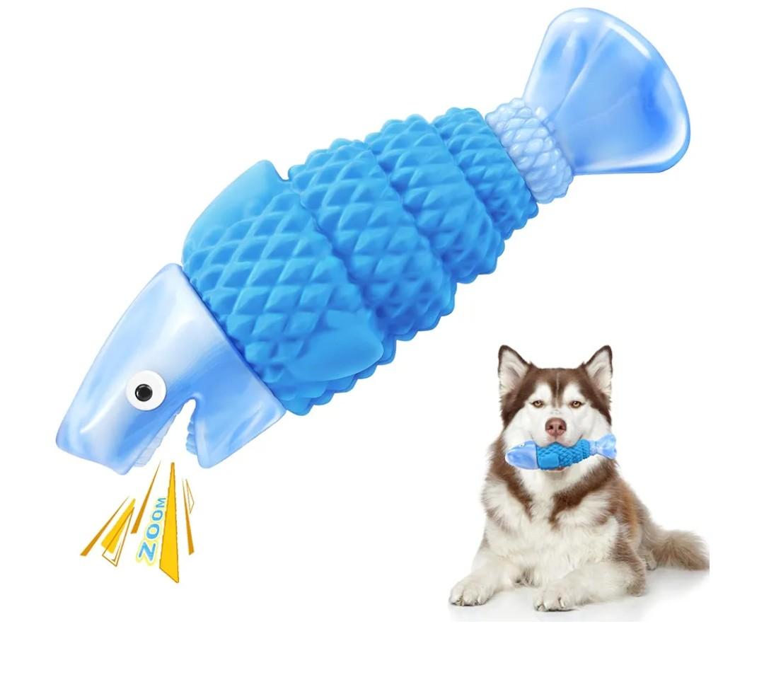 WinTour Tough Dog Toys for Aggressive Chewers, Indestructible Dog Chewers for Medium & Large Breeds, Squeaky Durable Chew Toys to Keep Them Busy, Reduce Boredom, Teeth Cleaning, Bacon Flavor