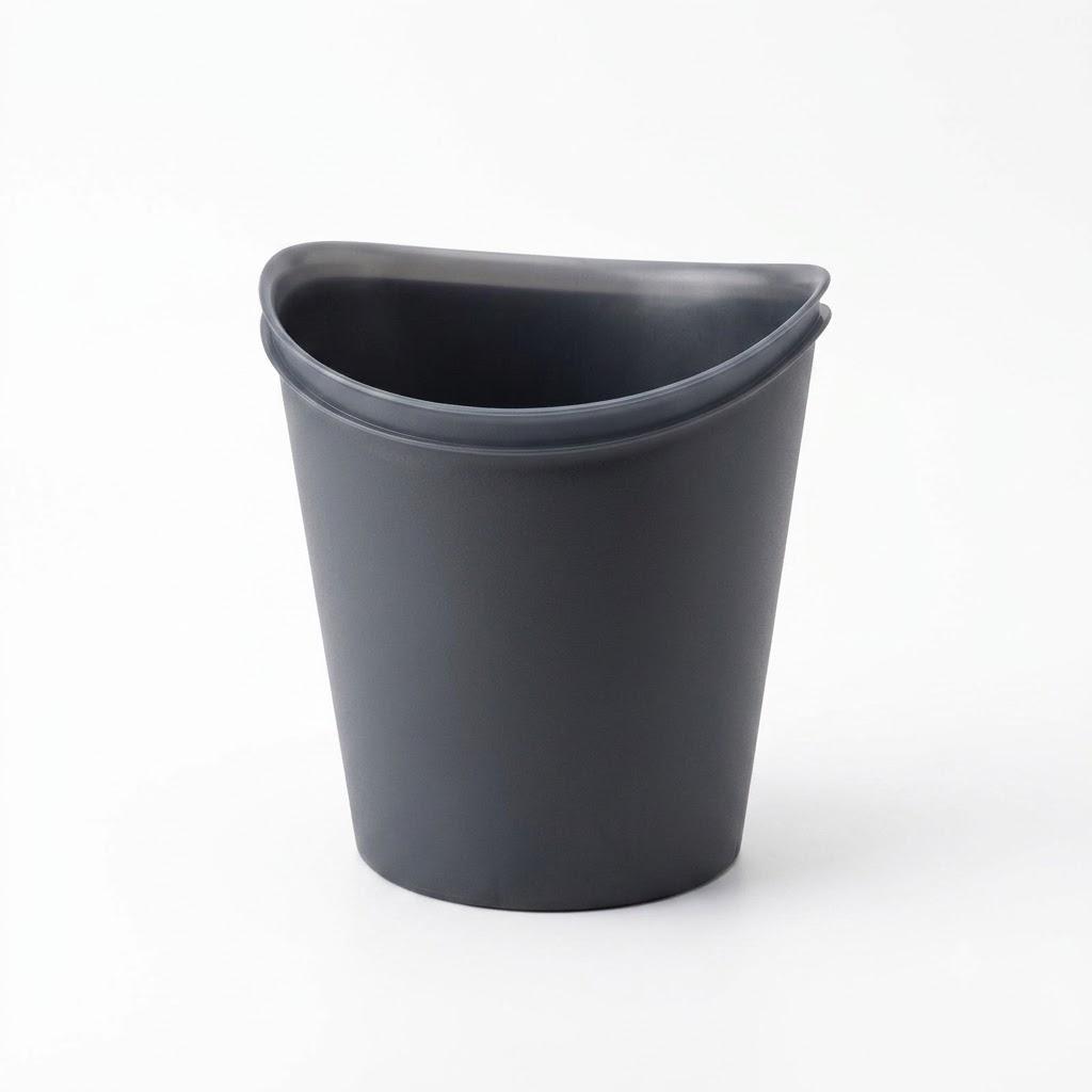 2 Pack Gray Trash Can