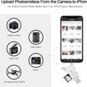 SD Card Reader for iPhone/ipad/Android/Mac/Computer/Camera,4 in1 Micro SD Card Reader Trail Camera Viewer, Portable Memory Card Reader SD Card Adapter for SD and TF Cards(White)