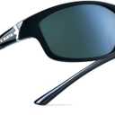 B.N.U.S Corning glass lenses polarized sunglasses for men and women UV400 Protection for Fishing Cycling Driving Italy made