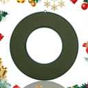 ZOFORTY 8PCS Floral Foam Rings 6 Inch Round Floral Wet Foam Ring Flower Arrangement Kit for Florist Wedding Foam Decoration, Green