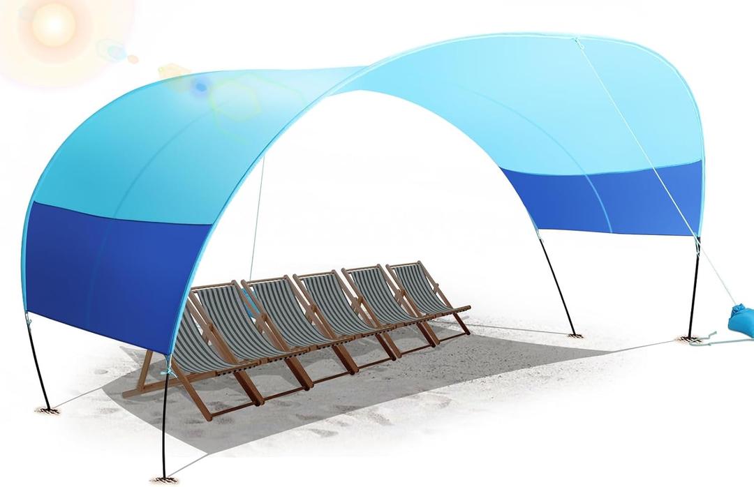 Blue Beach Shade Tent Sun Shelter